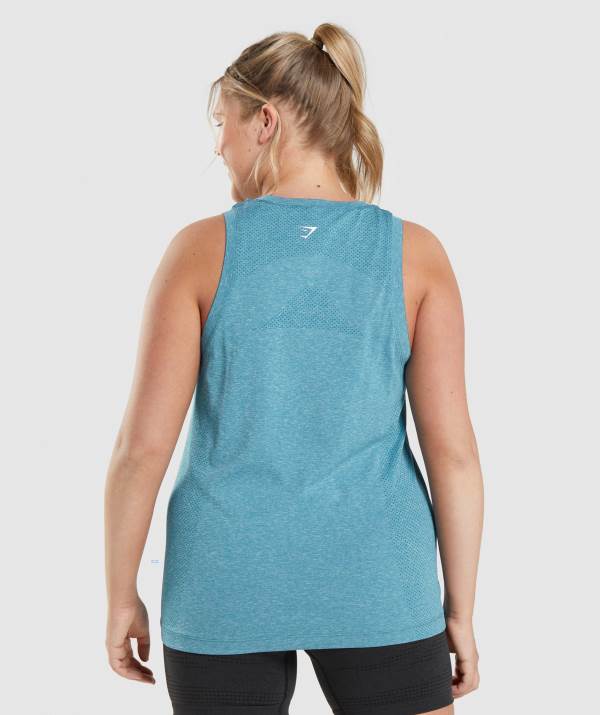 Damske Tielko Gymshark Vital Seamless 2.0 Light Tyrkysové | VF3624105